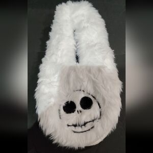Disney Jack Skellington Nightmare Before Christmas fuzzy slippers